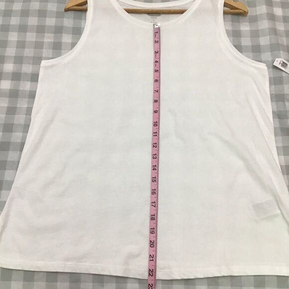 Old Nay active white neutral tanktop soft camisole Large cami basics comfortable - Picture 4 of 9
